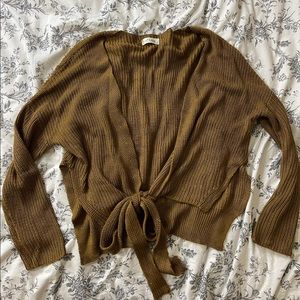 Gold cardigan